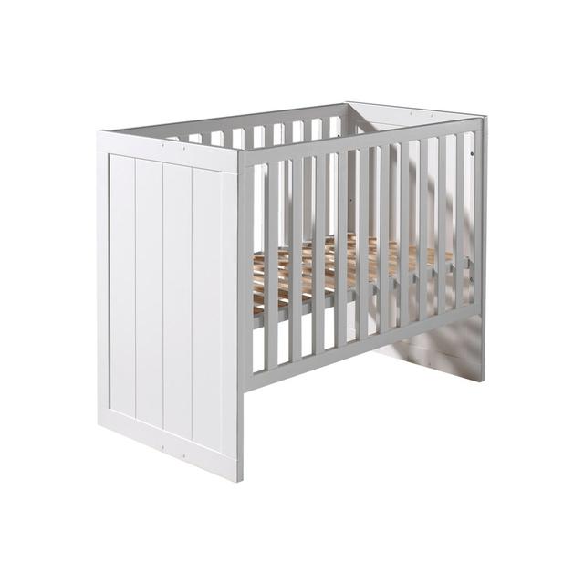 Lit bébé 60x120 Sommier inclus Erik - Blanc