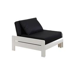 Lit fauteuil matelas inclus Pino - Blanc