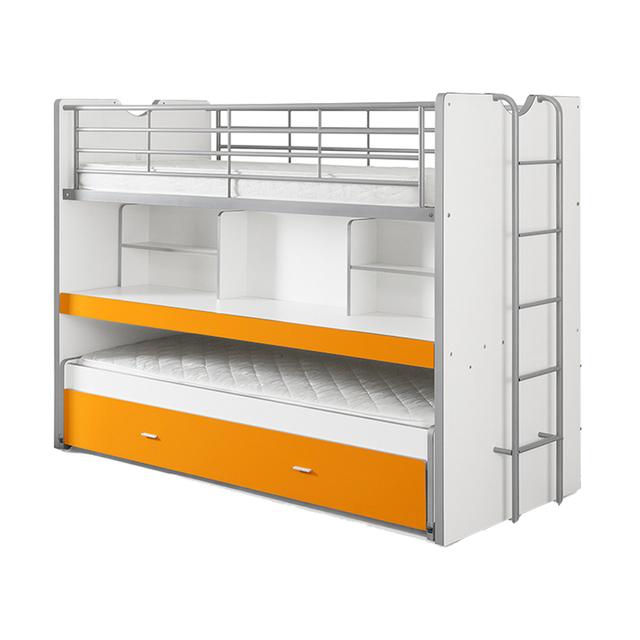 Lit combiné 80 90x200 Sommier Inclus Bonny - Orange