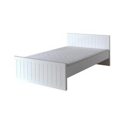 Lit 120x200 Sommier Inclus Robin - Blanc