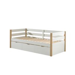 Lit banquette 90x200 sommier et tiroir de lit inclus Margrit -