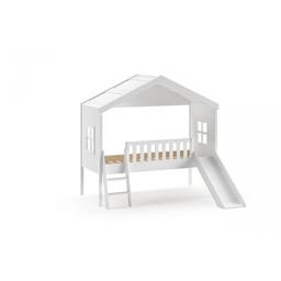 Lit cabane 90x200 blanc HOUSEBEDS