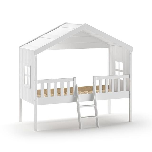 lit cabane blanc HOUSEBEDS