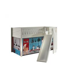 Scott Lit Mezzanine Toboggan et Rideau Pet Shop