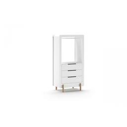 Smile Armoire 3 Tiroirs Blanc