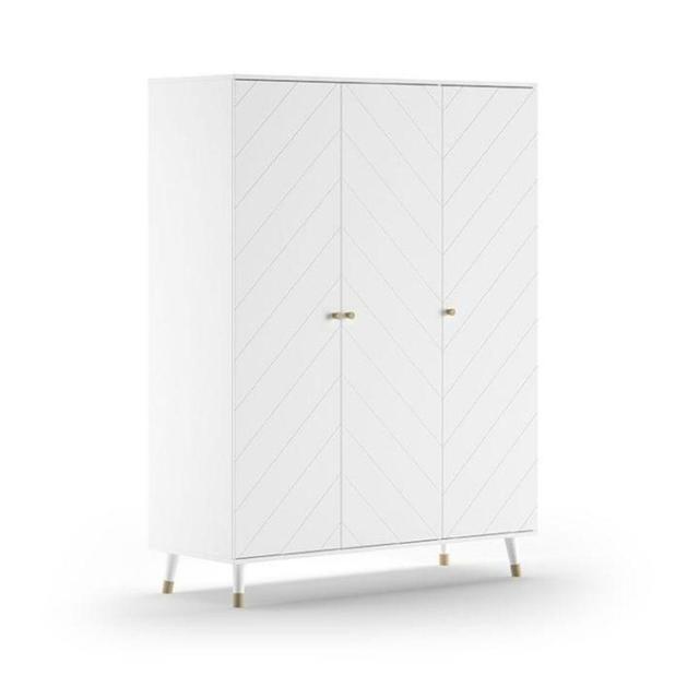 Billy Armoire 3 Portes Blanc