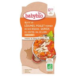 Bols Légumes Poulet Quinoa 2 x 200g - Dès 12 mois