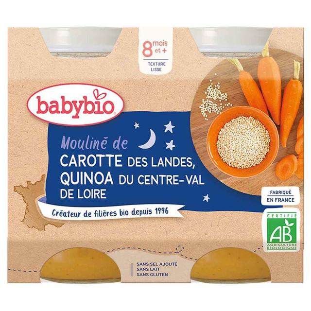 Petits Pots Carotte Quinoa Patate douce 8mois 2x200g