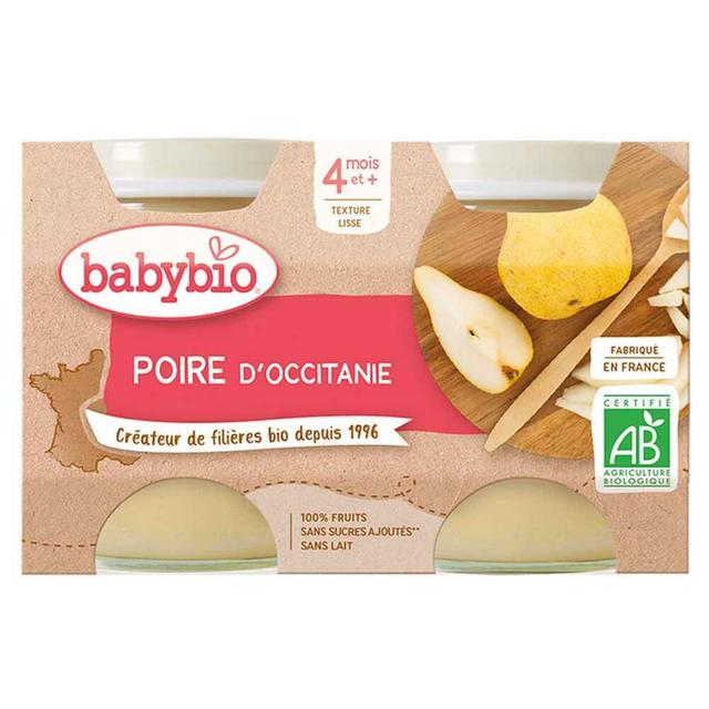 Petits pots Poire dès 4 mois 2x130g