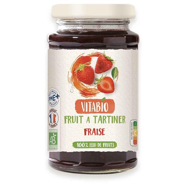 Fruit à tartiner Fraise Bio 290g