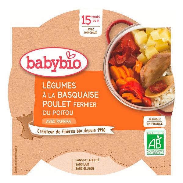 Assiette Poulet Basquaise Riz - 260g