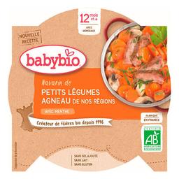 Assiette Petits Légumes Agneau Dès 12 mois 230g