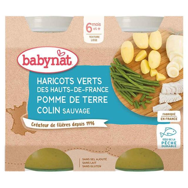 Petits pots légumes colin sauvage - 2x200g