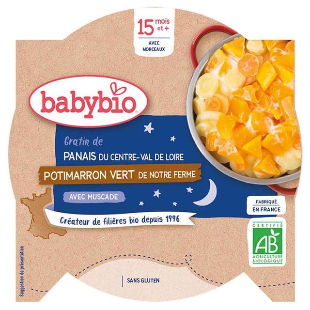 Assiette bonne nuit gratin panais potimarron 260g - Dès 15 mois