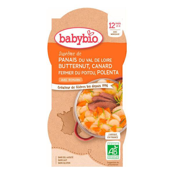 Bols Panais Courge Butternut Canard Polenta 2 x 200g - Dès 12