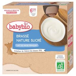 Brassé nature sucré gourde dès 6 mois 4x85g