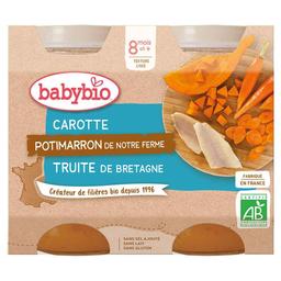 Petits pots carotte potimarron truite 2 x 200g - Dès 8 mois