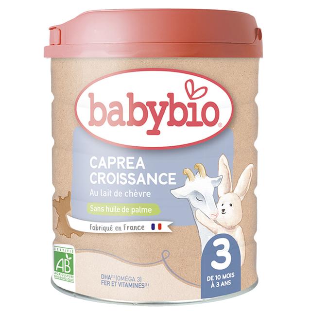 Capréa 3 Lait de chèvre infantile bio 3ème âge 800g dès 10m