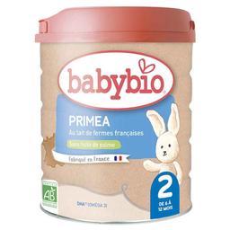 Primea 2 lait de suite bio 6 -12 mois 800g