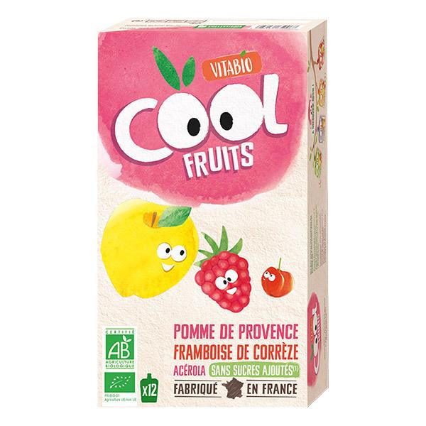 Cool Fruits Pomme-Framboise-Banane 12x90g