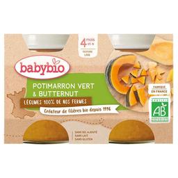 Potimarron et courge butternut 2 x 130g - Dès 4 mois