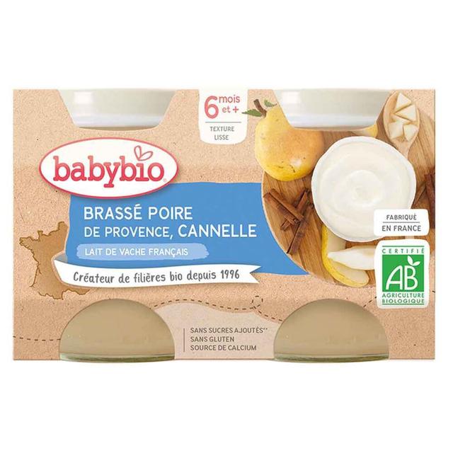 Brassé poire de Provence cannelle dès 6 mois 2 x 130g