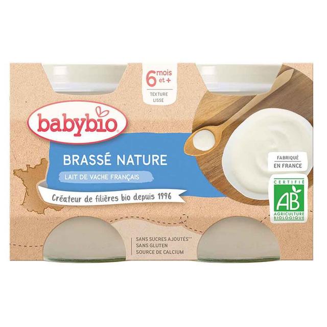 Brassé nature dès 6 mois 2 x 130g