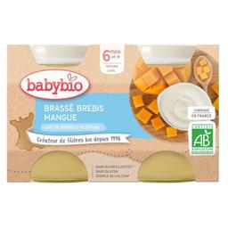 Brassé au lait de brebis mangue dès 6 mois 2x130g