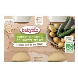 Petits pots pomme de terre courgette Dès 4 mois 2x130g