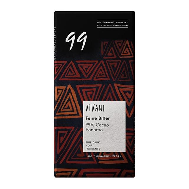 Chocolat noir 99% cacao vegan 100g bio