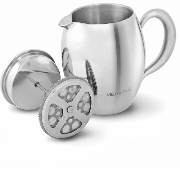 Cafetière à Piston incassable inoxydable à double paroi 0,75L