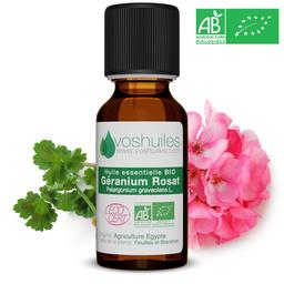 Huile Essentielle BIO de Géranium Rosat ML