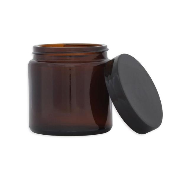 Pommadier en verre ambré - 120ML