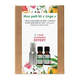 Kit « Linge » 2 Huiles essentielles et 1 Vaporisateur 50ML