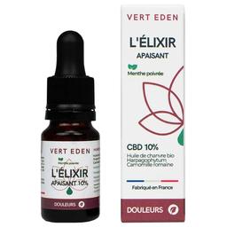 Elixir apaisant menthe poivrée - Huile de CBD 10%