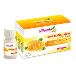 VITAMIN'22 - Cure Flash 7 jours - Effet Coup de fouet - Vitalité