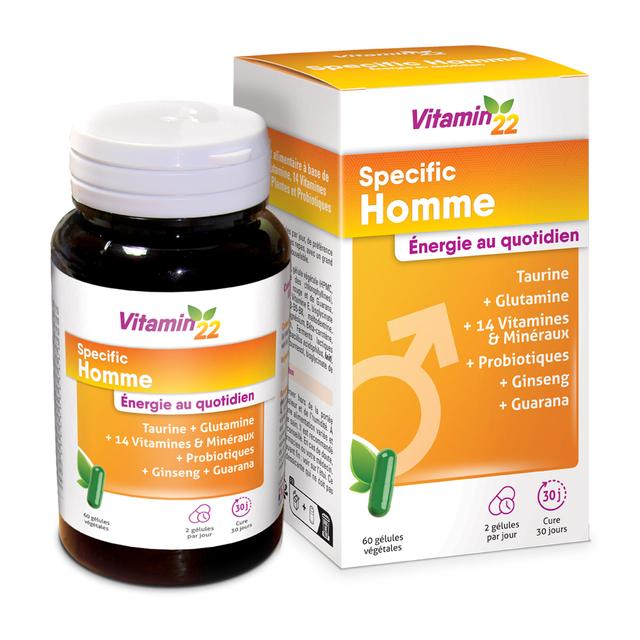 Ineldea Vitamin'22 Specific homme 60 gélules