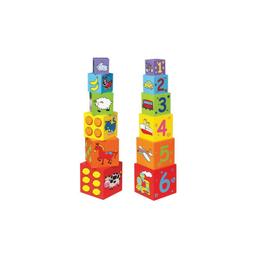 Ensemble de 6 cubes gigogne en bois - VIGAS TOYS