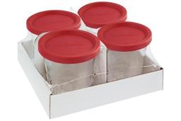 Weck Lot de 4 Bocaux conservation-290Ml