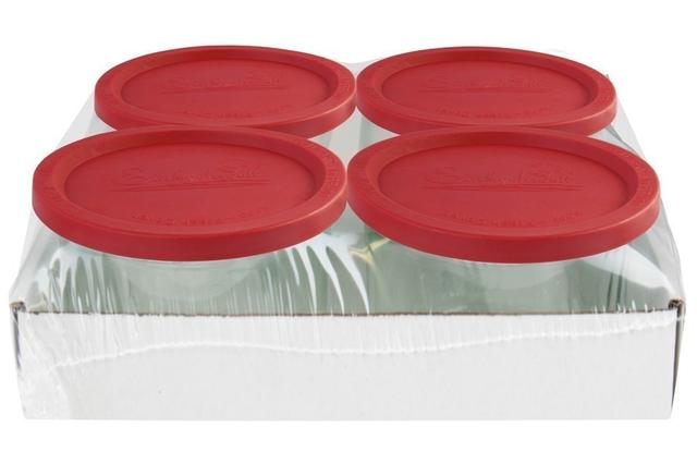 Weck Lot de 4 Bocaux conservation-250Ml