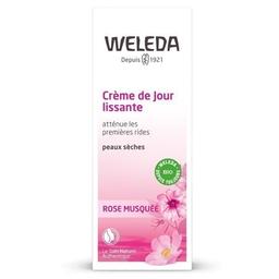 Crème Jour lissante Rose musquée Peaux sèches 30 ml