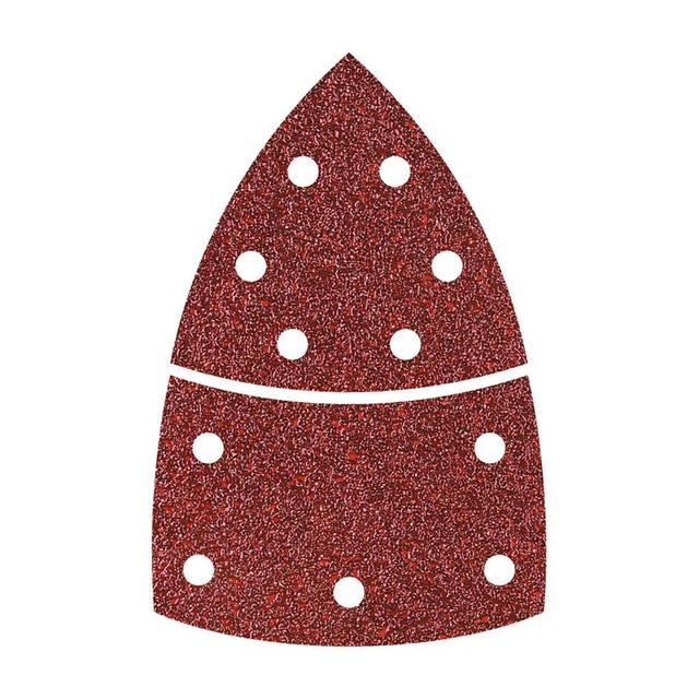 15 feuilles abrasives adhésives grain 40, 80, 120 95mm