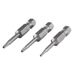 3 embouts de tournevis Torx avec trou de 50 mm Wolfcraft TX7-8-9