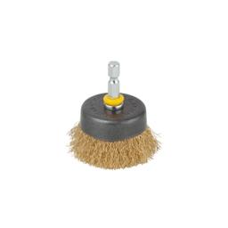 Wolfcraft 2112000 - 1 brosse métal soucoupe