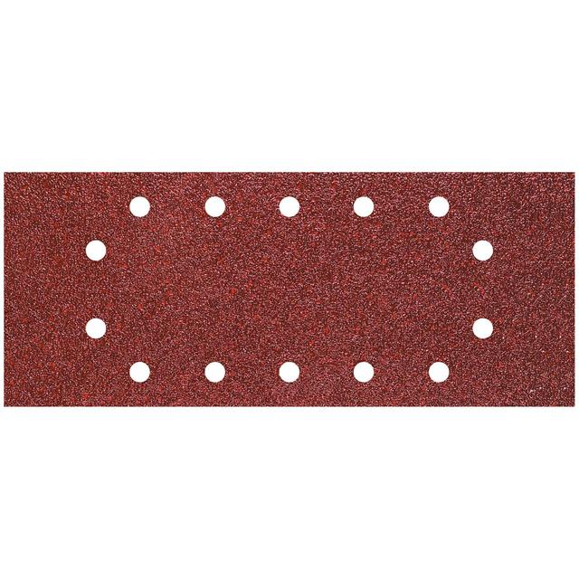 5 feuilles abrasives perforées pour ponceuse orbitale 115 x