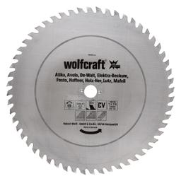 1 Lame de scie circulaire Wolfcraft 56 dents pour bois