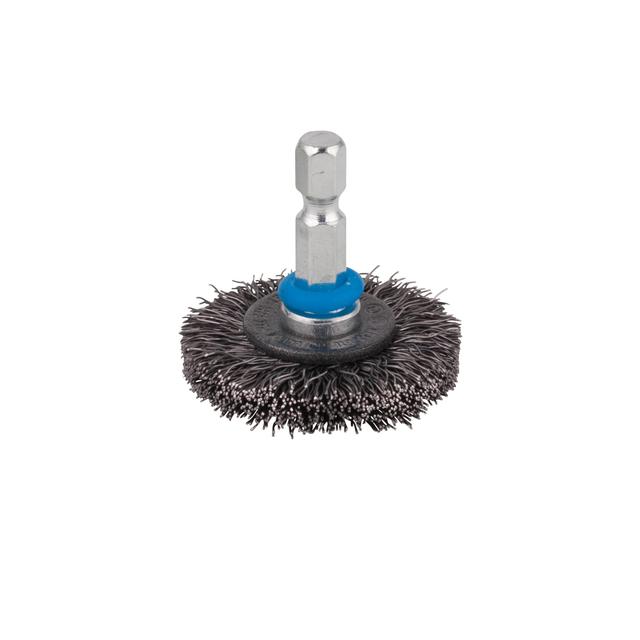 1 brosse métallique pour disque de forage Wolfcraft Ø 100 x