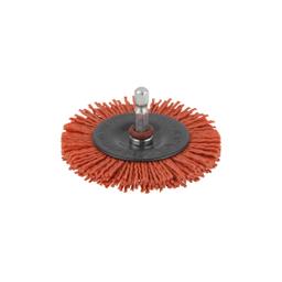 Brosses en nylon couleur rouge Tige hexagonale 1/4" (6,35