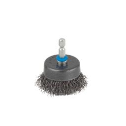 Brosses boisseaux métalliques pour tête hexagonale 1/ 4"