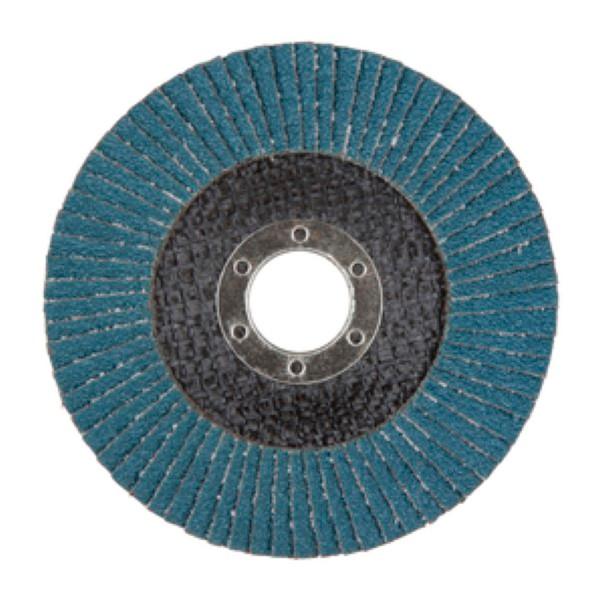 1 disque à lamelles abrasives zircone/corindon pour